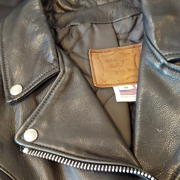 Walter Dyer Leather Women's Motorcycle Jacket - Picture 2 of 9